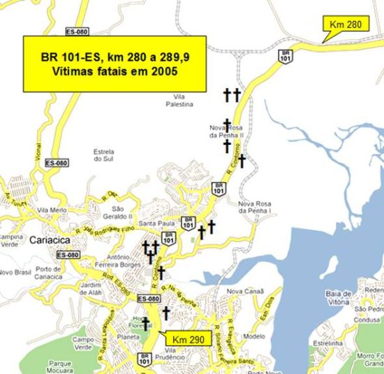 Google map vitimas fatais V04.R